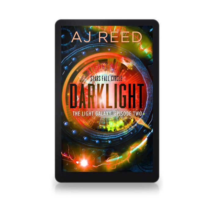 Darklight by AJ Reed, ebook on an e-reader
