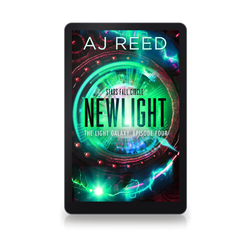 Newlight by AJ Reed, ebook on an e-reader