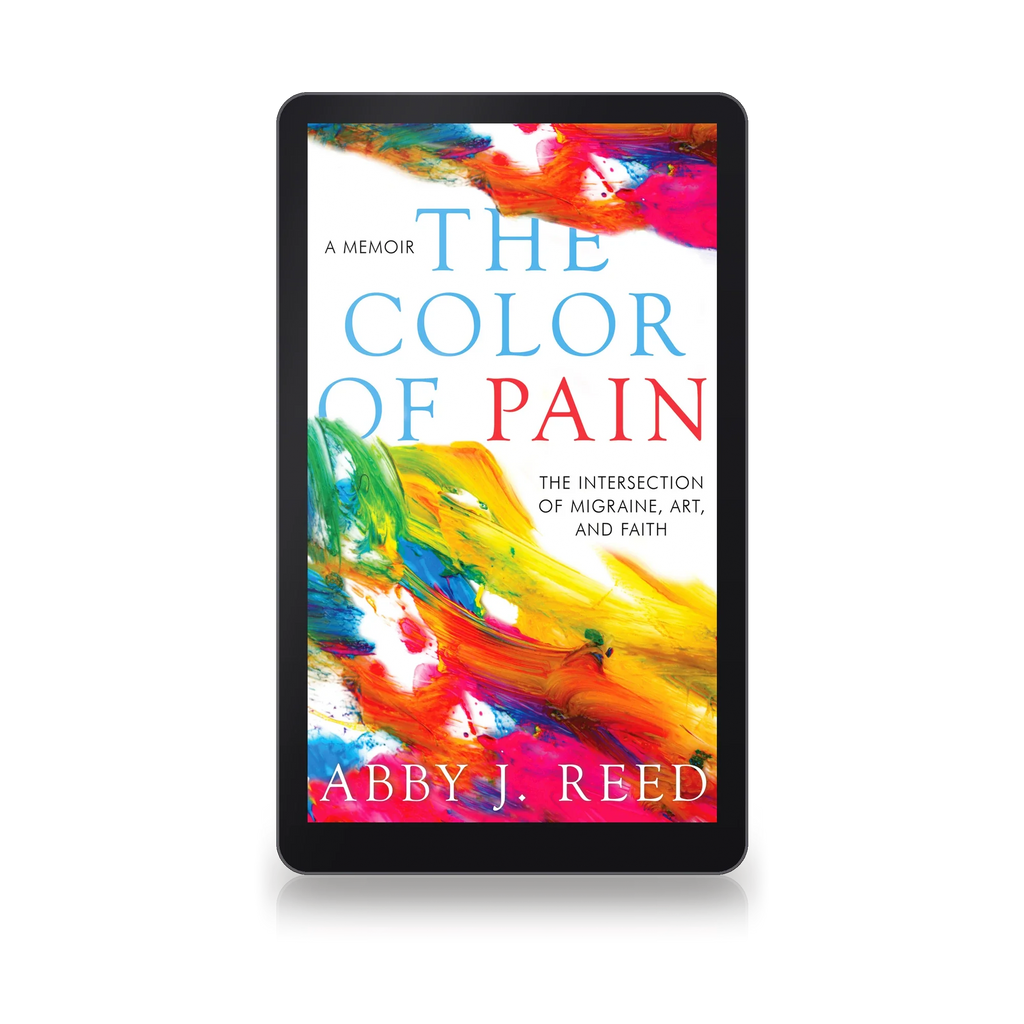 The Color of Pain by Abby J. Reed, ebook on an e-reader