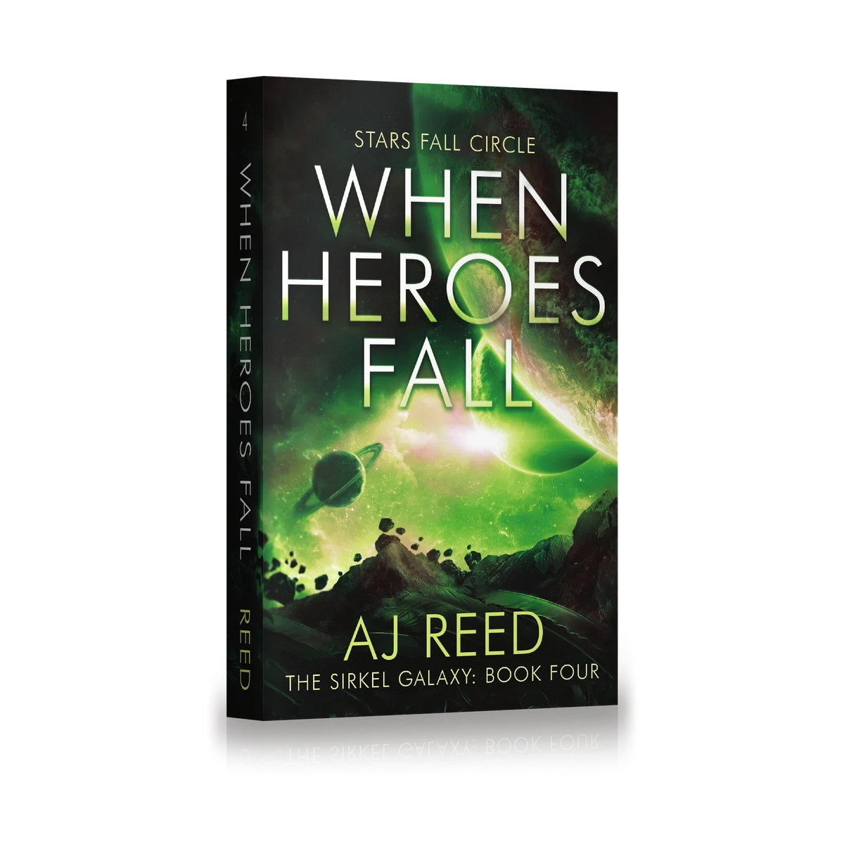 When Heroes Fall by AJ Reed, paperback