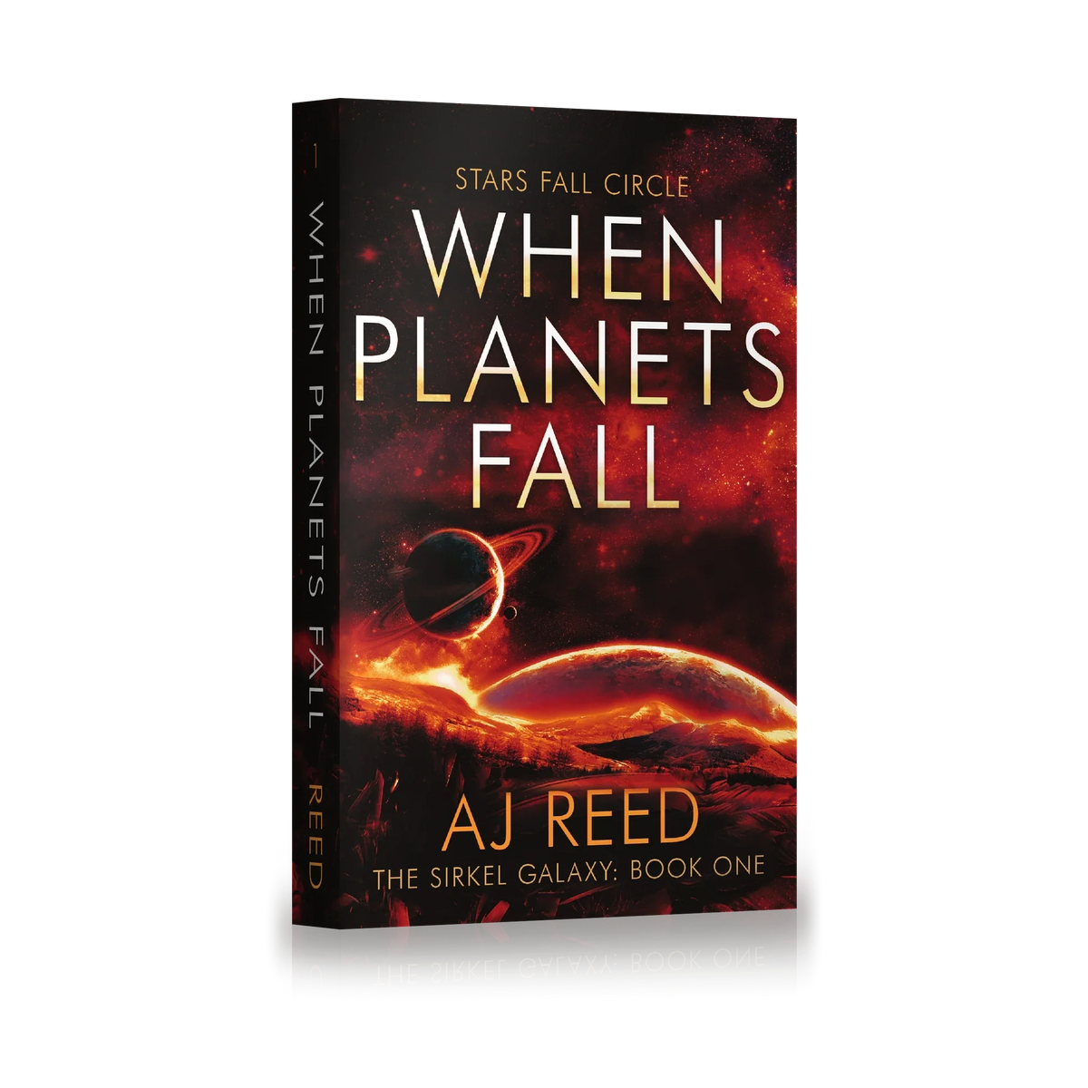 When Planets Fall by AJ Reed, paperback